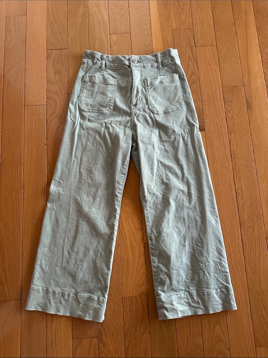 LC Lauren Conrad Denim - LC Lauren Conrad Wide-Leg Jeans in Sage Green